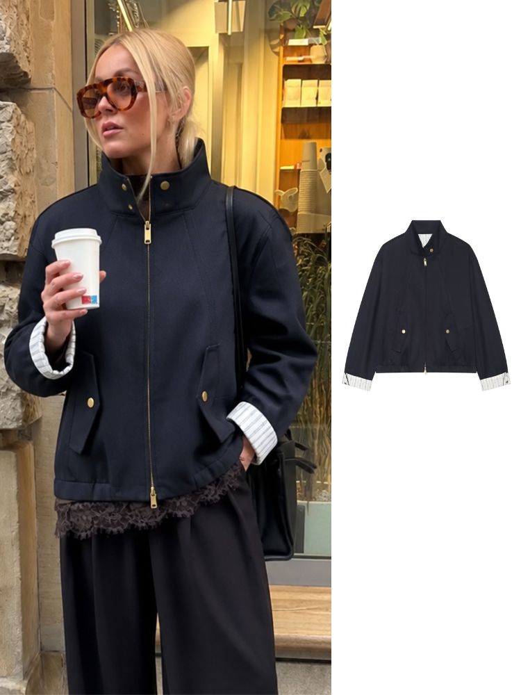 Women'S Fashion Utility Jacket - HH Women Short Utility Bomber Jacket
