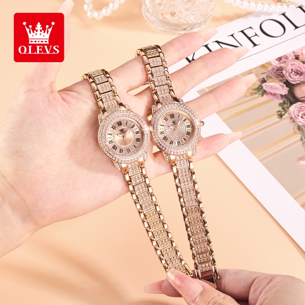 Fashion Women Watches - OLEVS Luxury Fashion ladies' watches Diamond