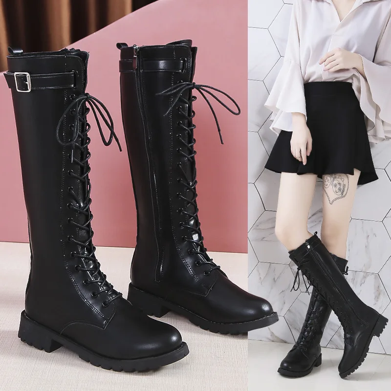 Women Fashion Trend 2025 - Winter New Round Head Thick Soled