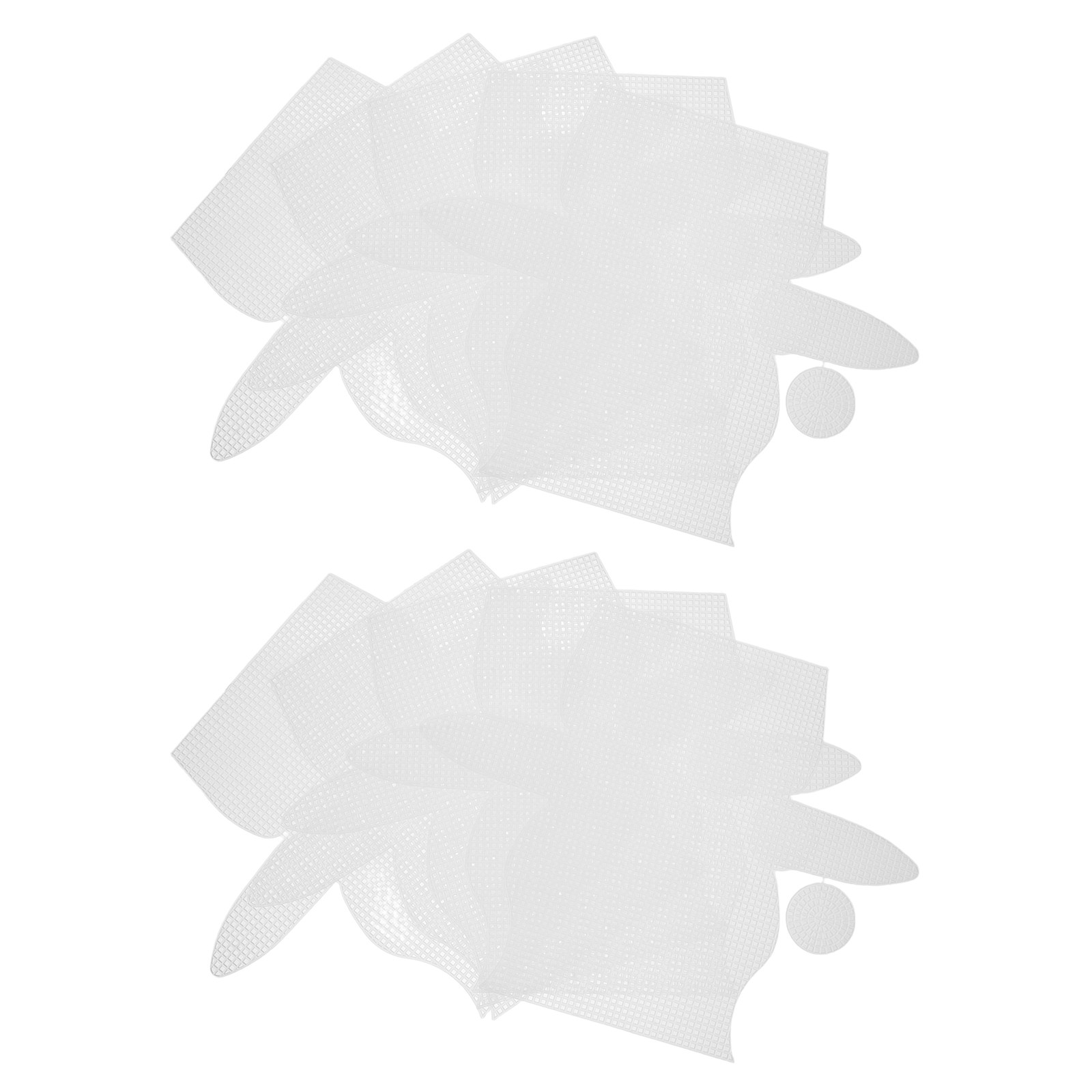 Canvas Tote Bag - 10Pcs Plastic Canvas Sheets Lightweight Mesh