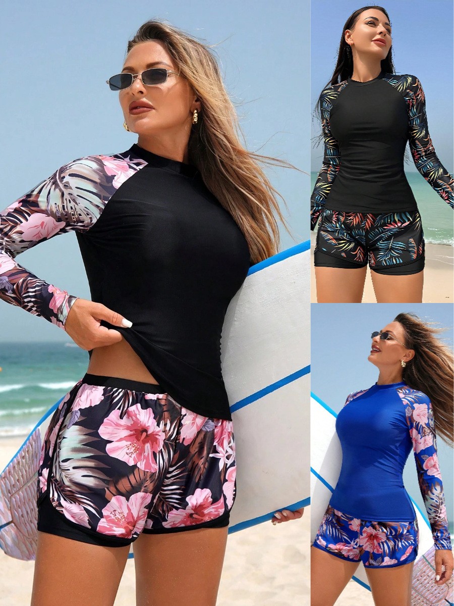 Crop Top Women - Y2k Tankini Women's Long Sleeve Crop