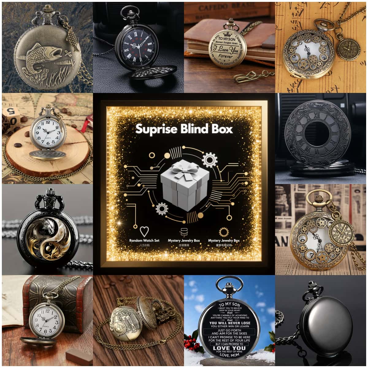 1PC Surprise Mystery Watch Bli - огляд і ціна Fashion Women Watches