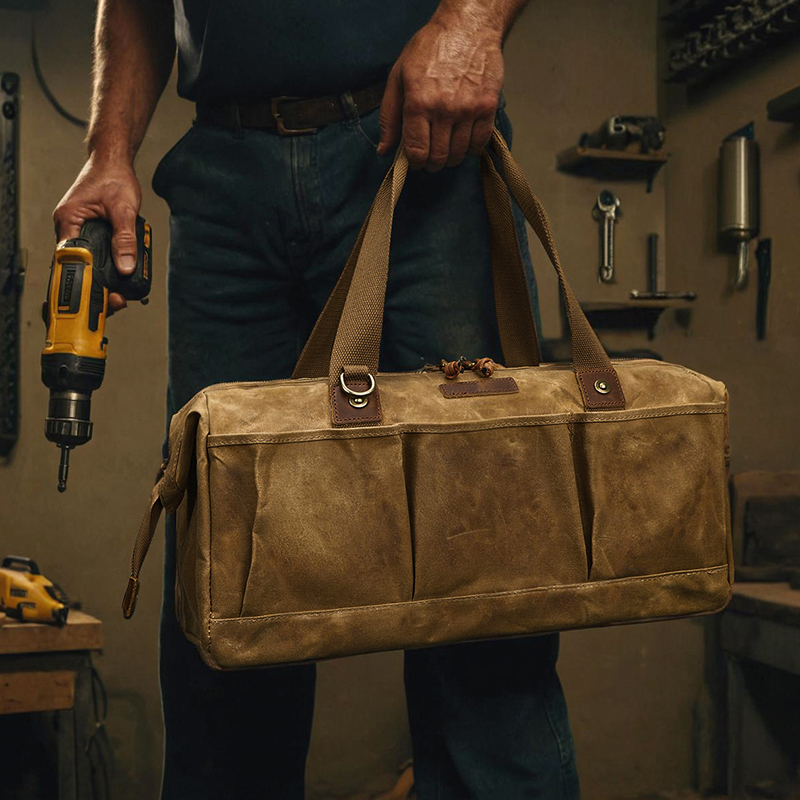 Heavy Duty Waxed Canvas Tool B - огляд і ціна Canvas Tote Bag