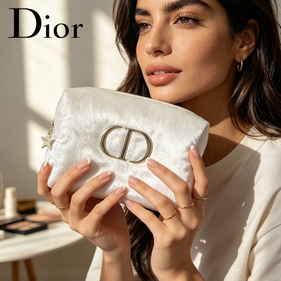 Dior’s Bag White Velvet Travel - огляд і ціна Women Fashion Logo Design