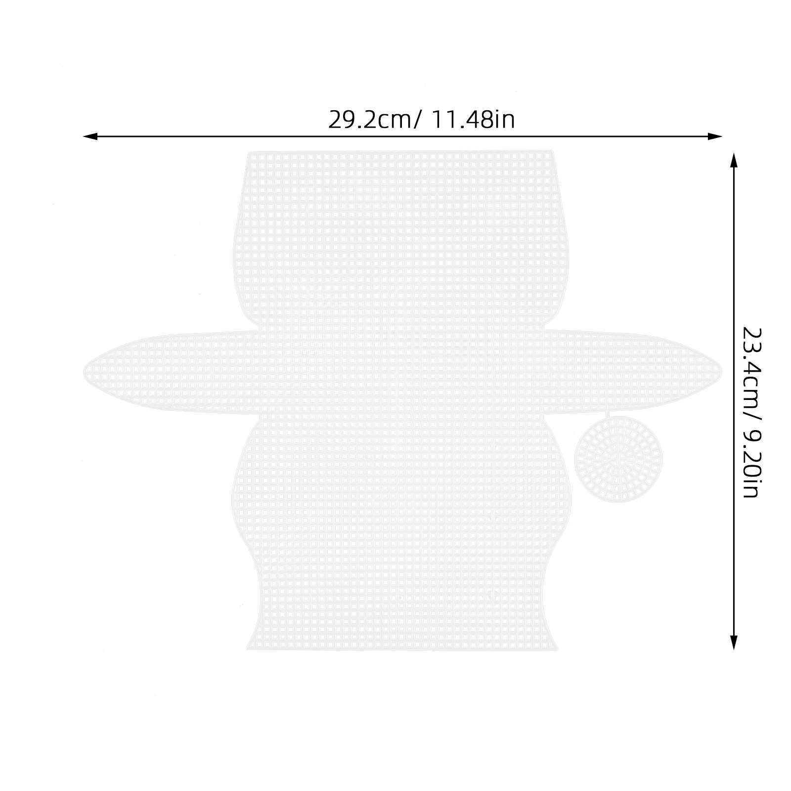 10Pcs Plastic Canvas Sheets Li - огляд і ціна Canvas Tote Bag