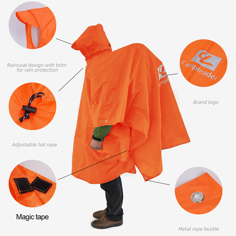 3 In 1 Outdoor Raincoat Hooded - огляд і ціна Women'S Fashion Rain Jacket