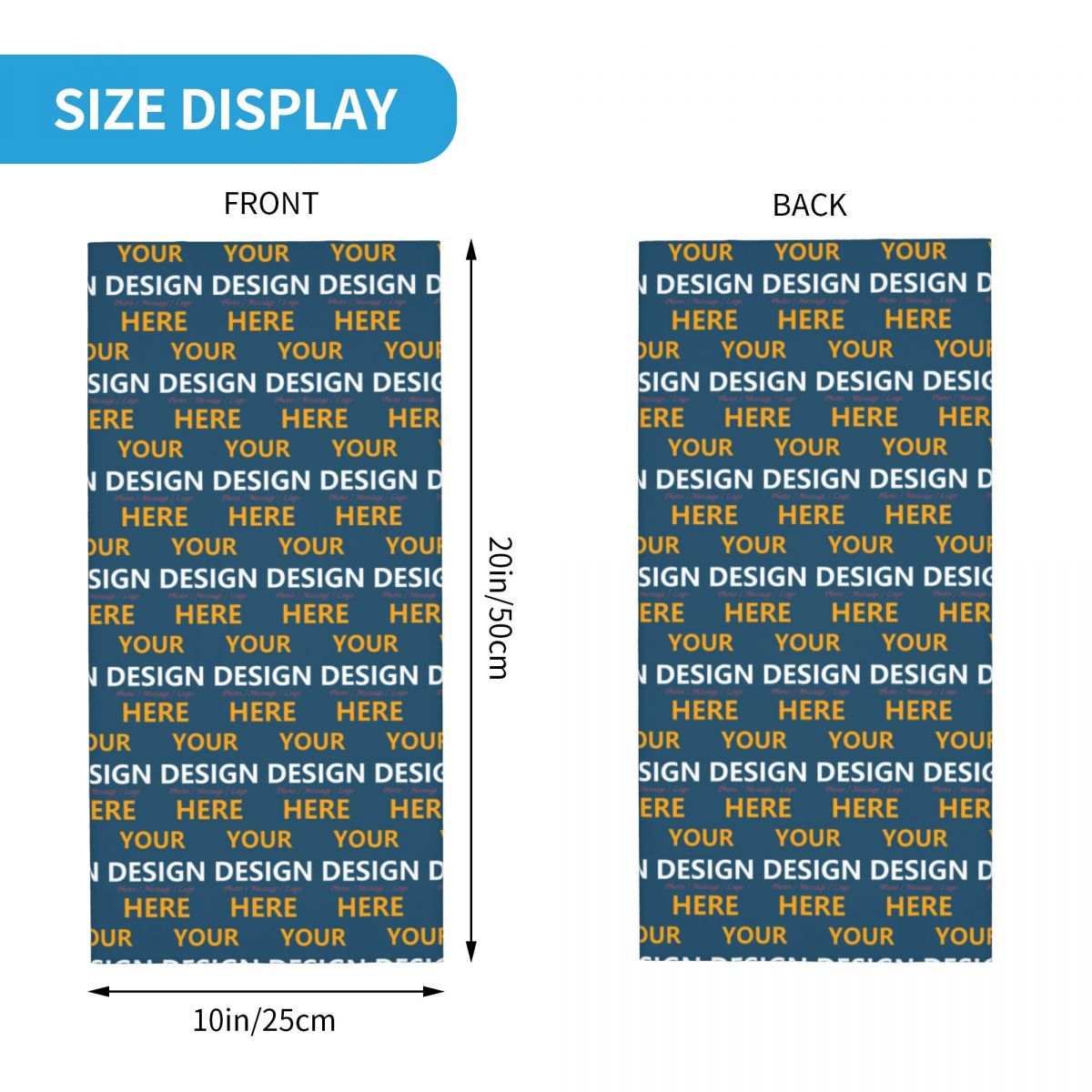 Custom Your Design Here Bandan - огляд і ціна Women Fashion Logo Design