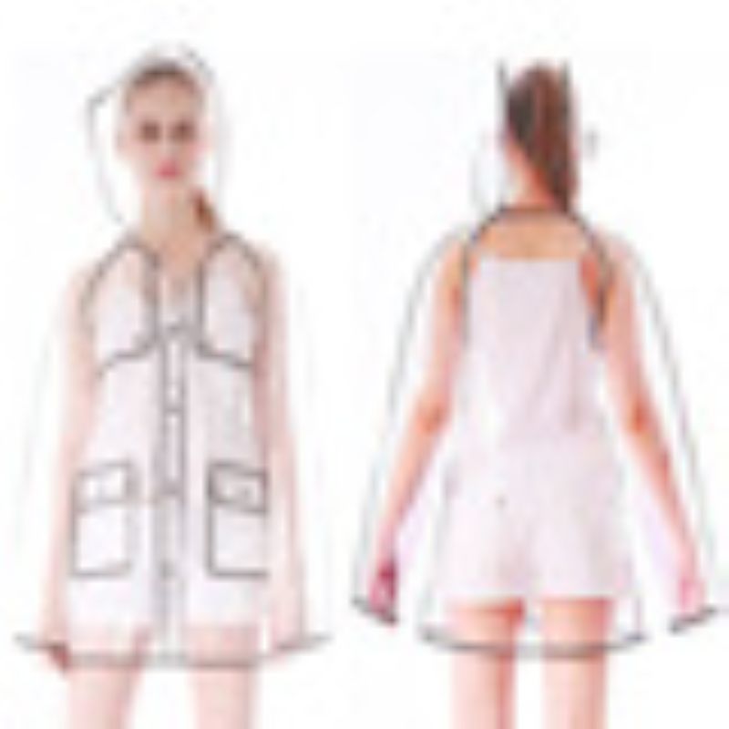 2PC Fashion Adult Women Transp - огляд і ціна Women'S Fashion Raincoat