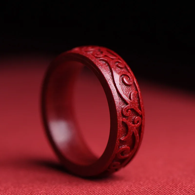 Natural Authentic Cinnabar Rin - огляд і ціна Women Fashion Rings