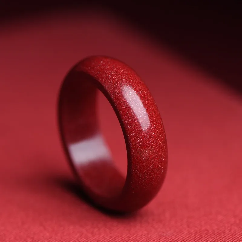 Natural Authentic Cinnabar Rin - огляд і ціна Women Fashion Rings