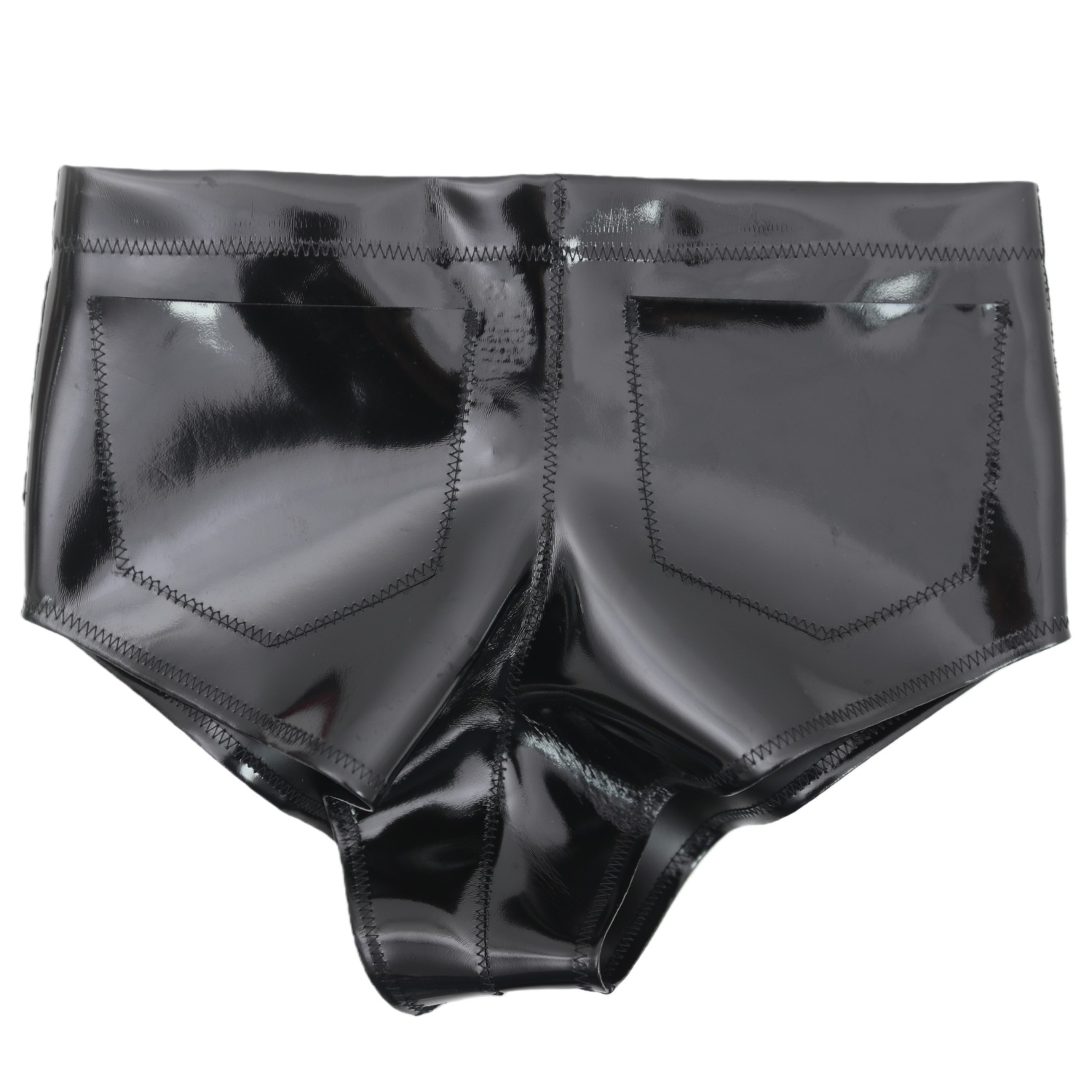 Women Men Glossy Pocket Shorts - огляд і ціна Women Fashion Style