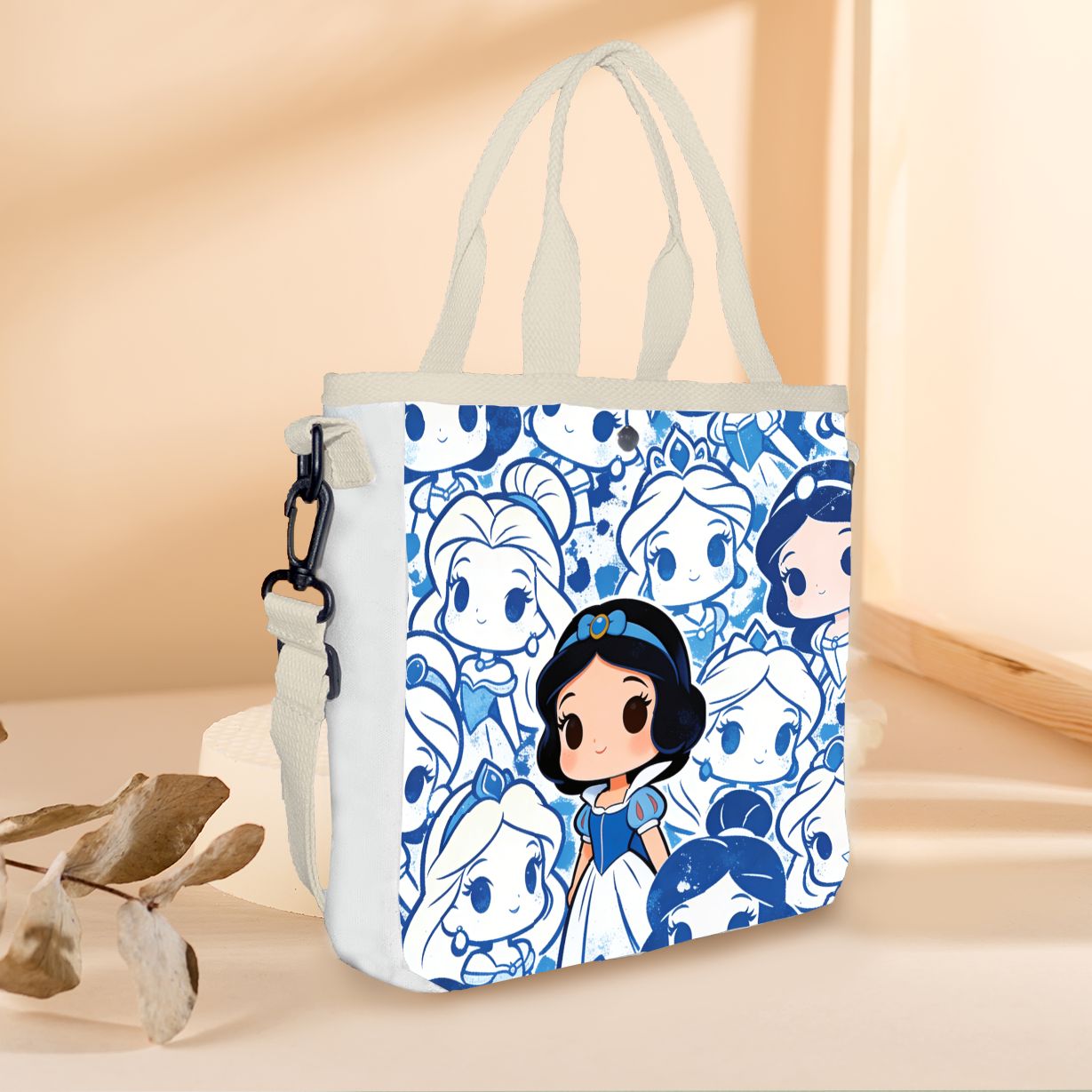 Cartoon snow white Characters  - огляд і ціна Canvas Tote Bag