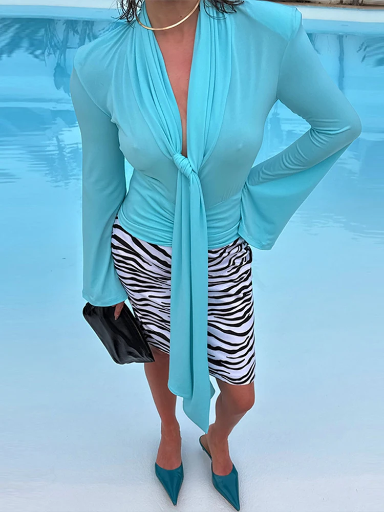 Elegant Pleated Scarf Collar S - огляд і ціна Women'S Fashion For Summer 2026