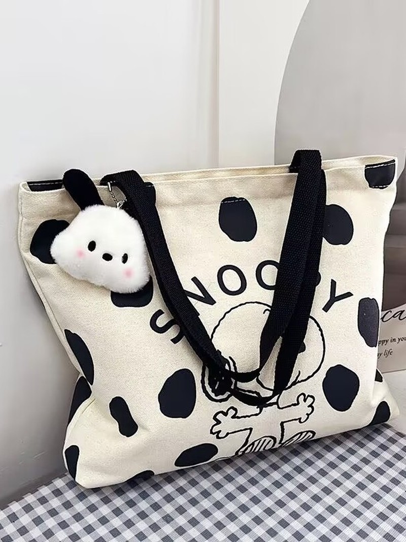 Cartoon Snoopy Canvas Shoulder - огляд і ціна Canvas Tote Bag