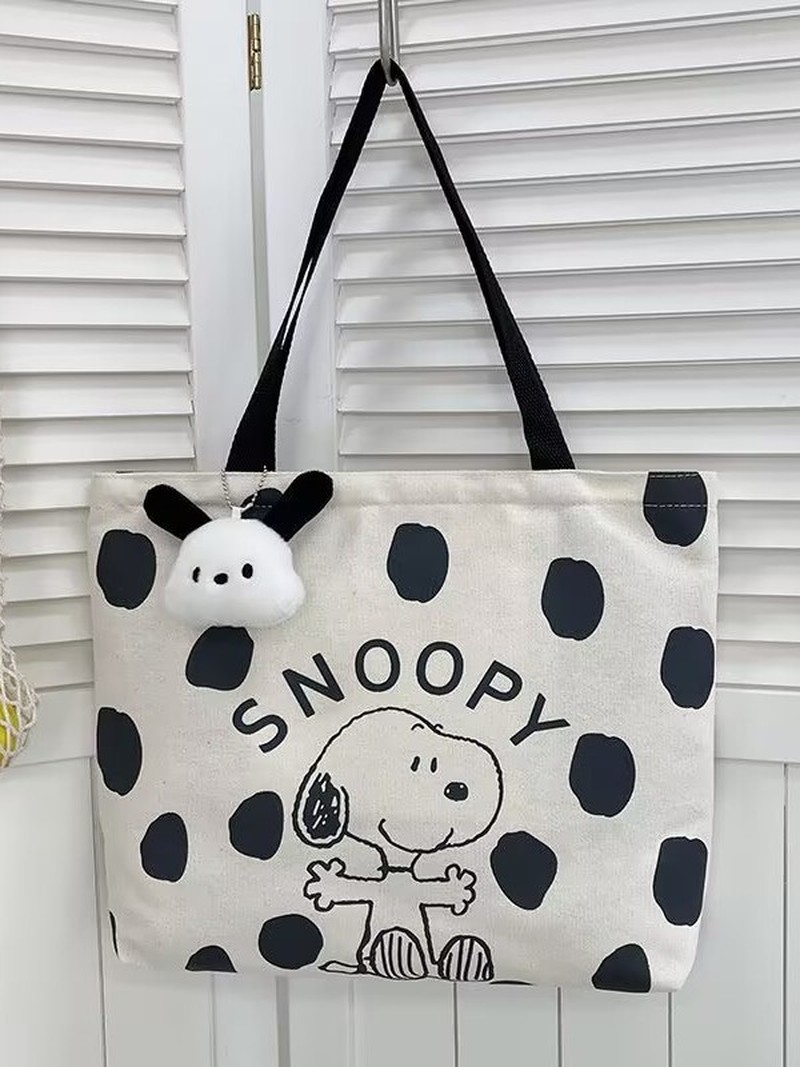 Cartoon Snoopy Canvas Shoulder - огляд і ціна Canvas Tote Bag