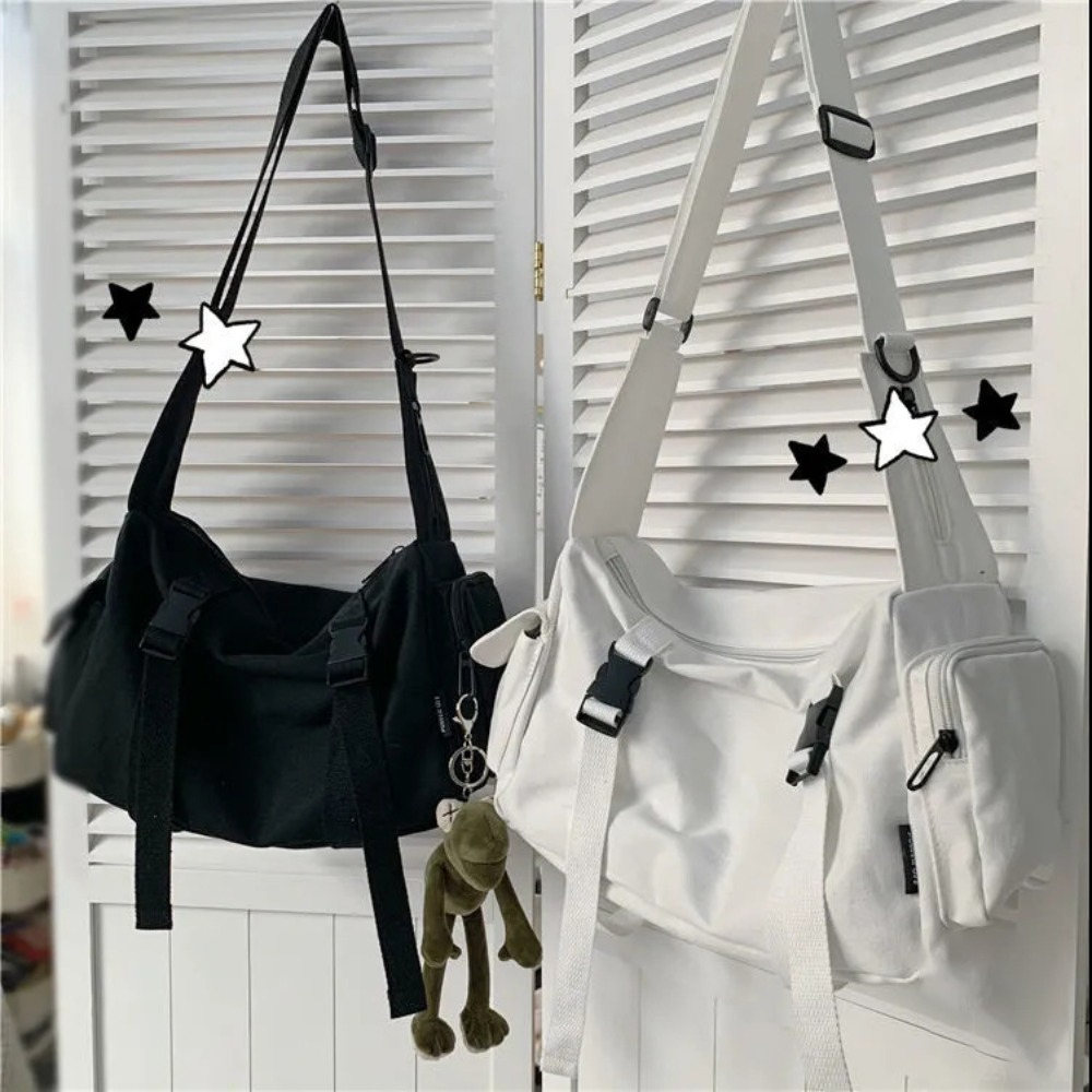 Black Crossbody Bags Women Des - огляд і ціна Canvas Tote Bag