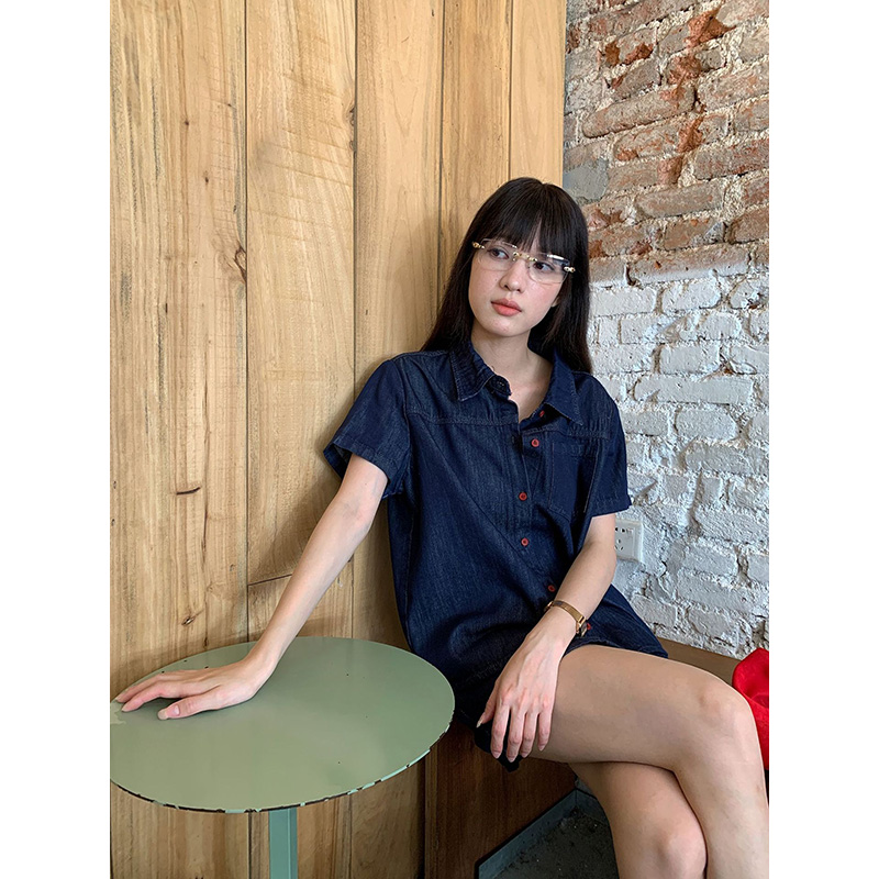 Benuynffy Retro Short Sleeved  - огляд і ціна Women Fashion Jeans