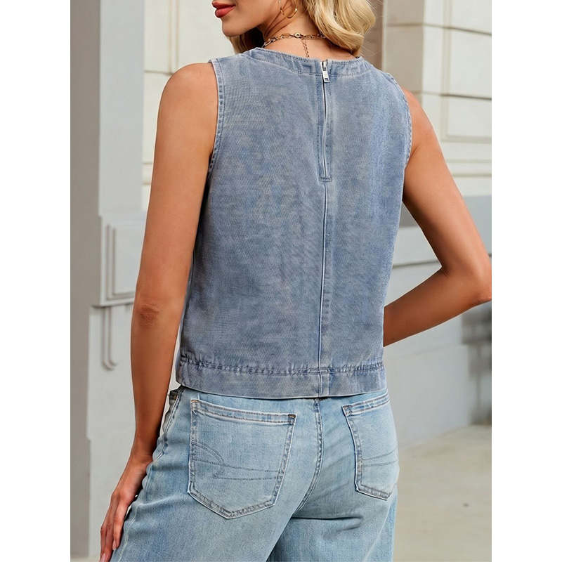 Benuynffy Casual Round Neck De - огляд і ціна Women Fashion Jeans