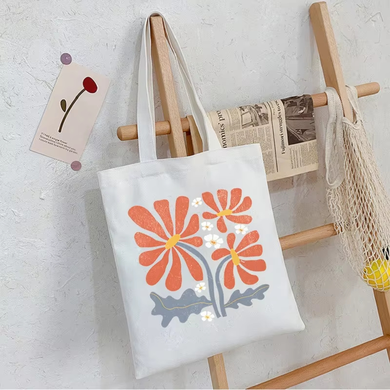Boho floral Women's Shopping B - огляд і ціна Canvas Tote Bag