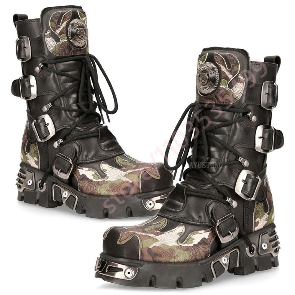 Punk Rock Camouflage Belt Buck - огляд і ціна Women Fashion Trend 2025
