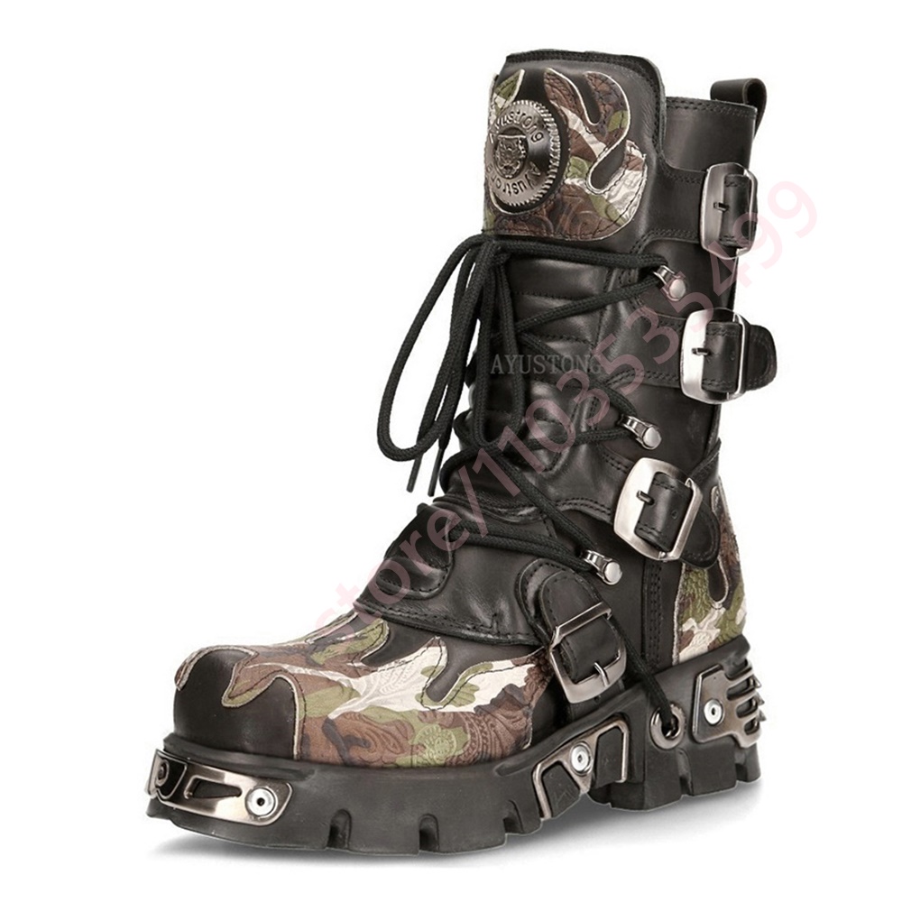 Punk Rock Camouflage Belt Buck - огляд і ціна Women Fashion Trend 2025