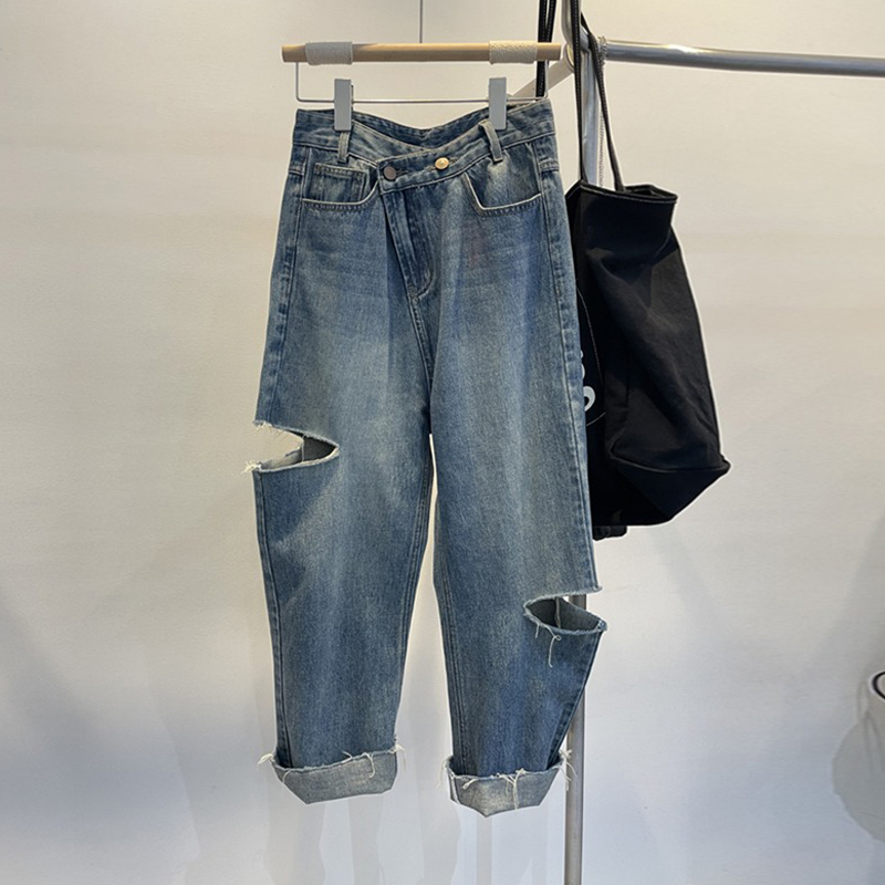 Summer Women Ripped Jeans High - огляд і ціна Women Fashion Jeans