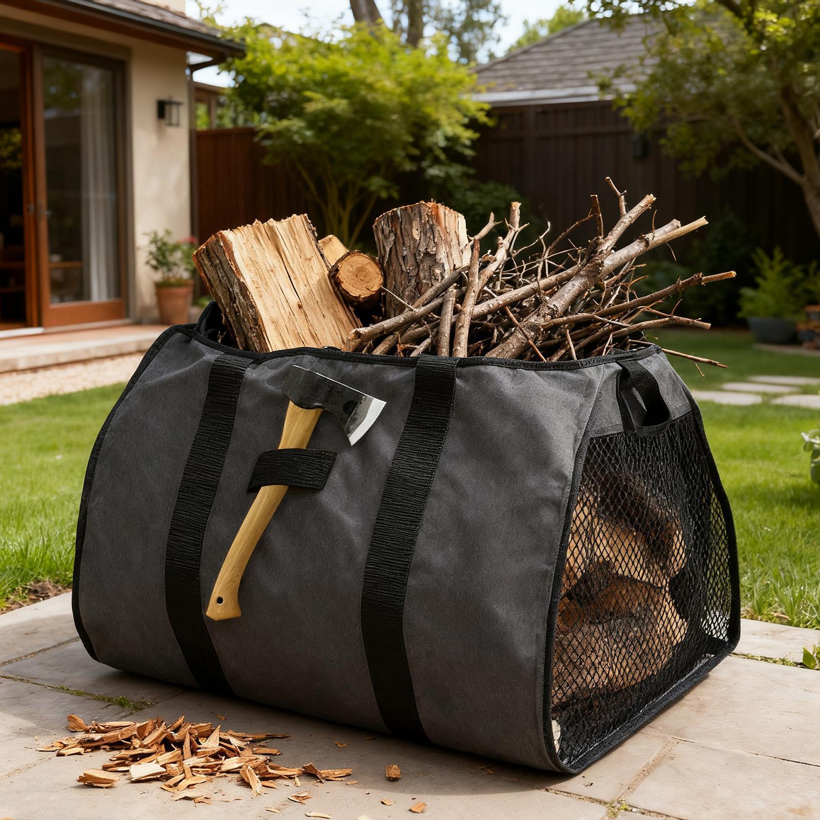 Firewood Carrier Large Portabl - огляд і ціна Canvas Tote Bag