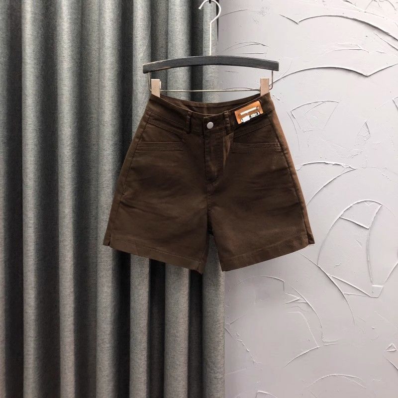 High waisted label denim short - огляд і ціна Women'S Fashion Labels