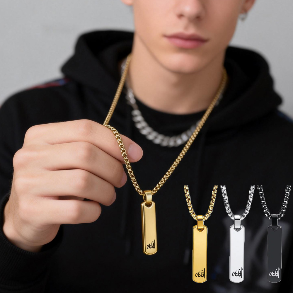 3D Bar Necklace, Cool Simple D - огляд і ціна Women Fashion Logo Design