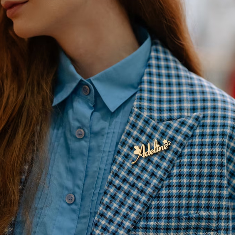New Custom Name Brooch Letters - огляд і ціна Women Fashion Logo Design