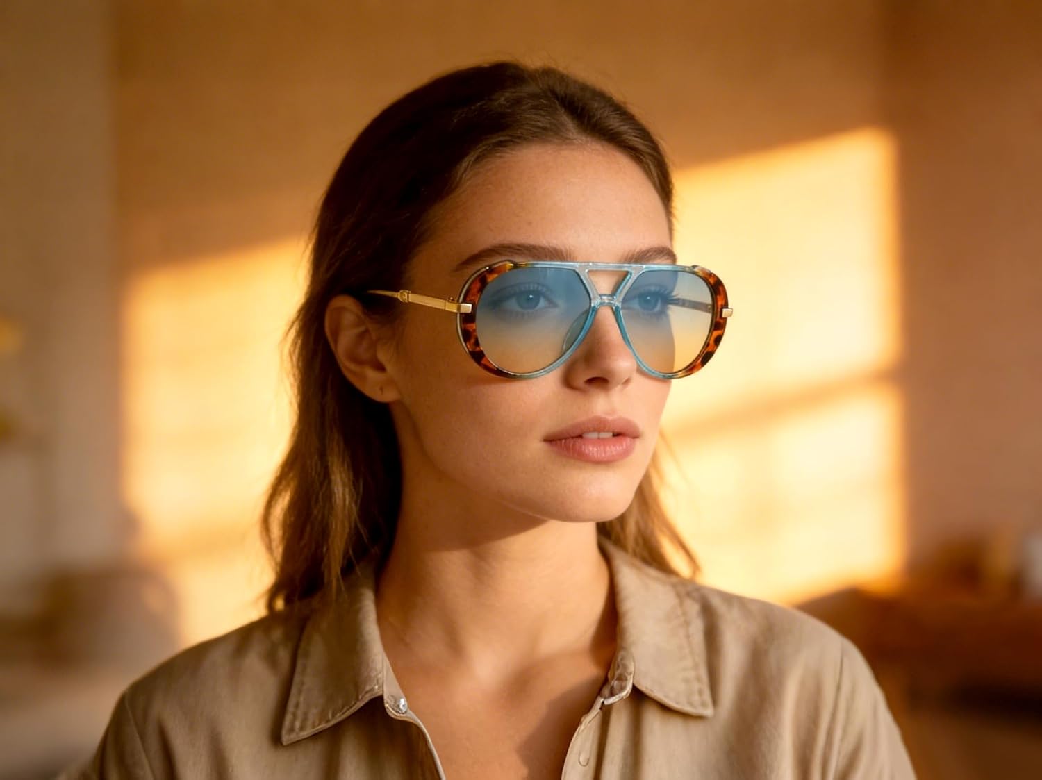 KENBO Retro Gold Aviator Sungl - огляд і ціна Women'S Fashion Of The 70S
