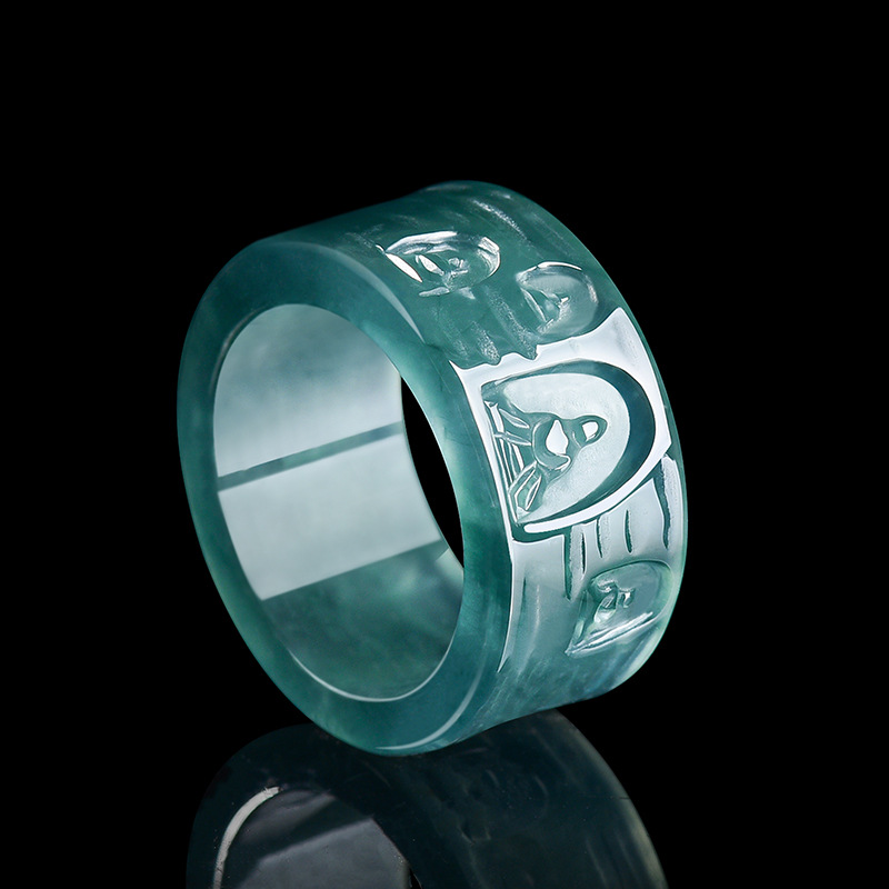Natural Burmese Jadeite Buddha - огляд і ціна Women Fashion Rings