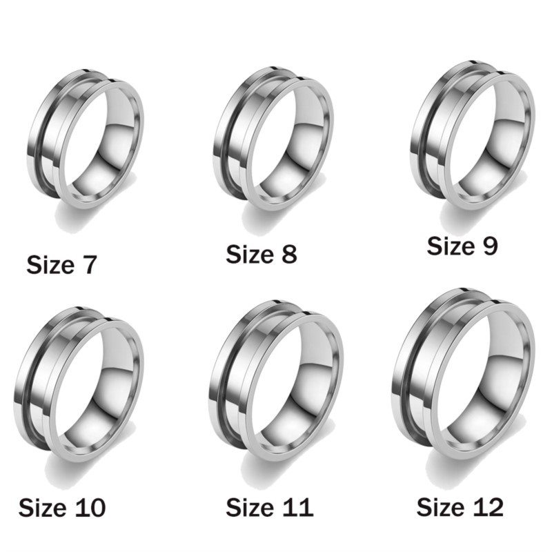 5pcs 7/8/9/10/11/12 Ring Core  - огляд і ціна Women Fashion Rings