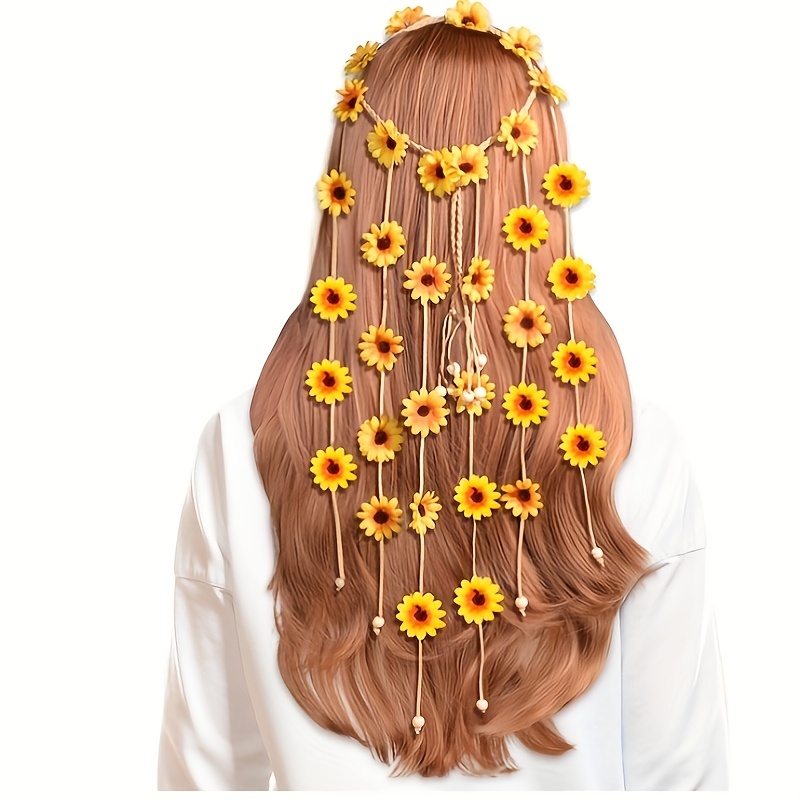 Flower hippie headband, flower - огляд і ціна Women'S Fashion Of The 70S