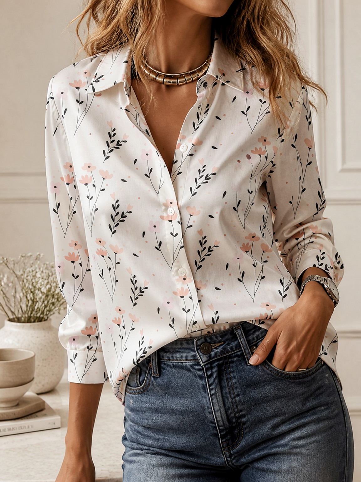 2026Minimalist Button Down Lon - огляд і ціна Women Fashion Style